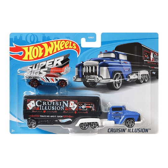 Hot Wheels Camion Cruisin Illusion Mas Auto 1/64