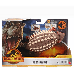 Jurassic World Dominion Ankylosaurus Ruge Y Ataca
