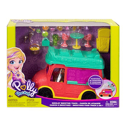 Polly Pocket Muñeca Modelo Camion De Licuados