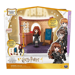 Harry Potter Set Mini Clase De Encantos Figura Hermione