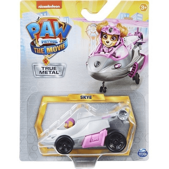 Paw Patrol The Movie Skye Mini Vehiculo True Metal