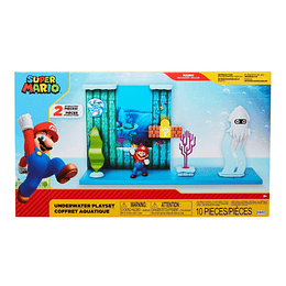Nintendo Set Figur Super Mario Bros Juego Submarino Nt400184