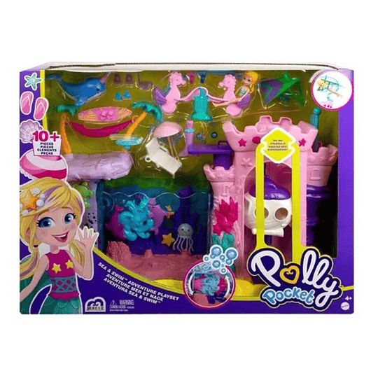 Polly Pocket Muñeca Modelo Aventura De Sirena