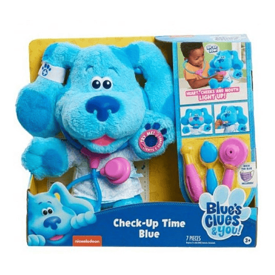 Pistas De Blue Peluche Modelo Blue Y Tu Chequeo Medico