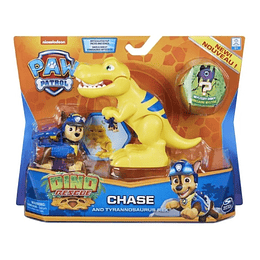 Figura Chase Y Tiranosaurio Rex Paw Patrol Dino Rescue