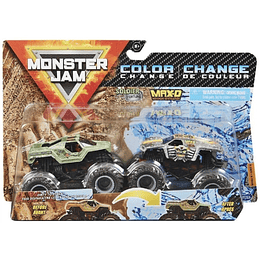 Monster Jam Vehiculo Metalico Soldier Fortune Vs Max D