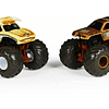 Monster Jam Vehiculo Metalico Bulldozer Vs Team Meents
