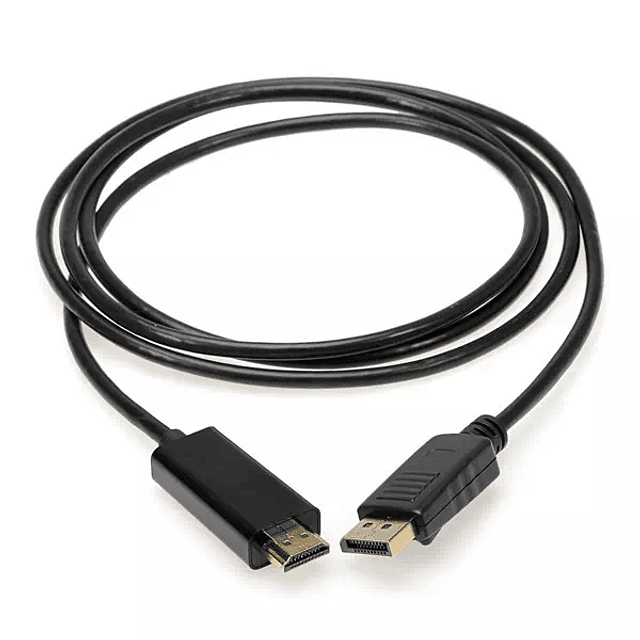 CABLE DISPLAY PORT MACHO A HDMI MACHO, 1 METRO, NEGRO