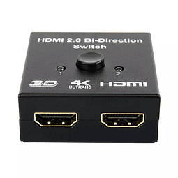 SWITCH HDMI PASIVO 2X1 MINI 2.0/4K