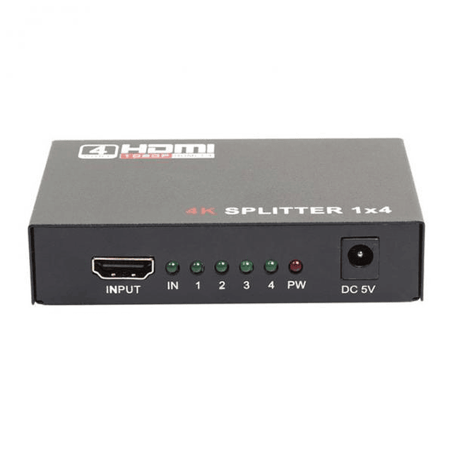 SPLITTER HDMI AMPLIFICADO 4 SALIDAS, 3D