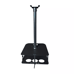 Soporte para proyector tipo jaula seguridad, 60cm, ±10°, 10kg, negro. 