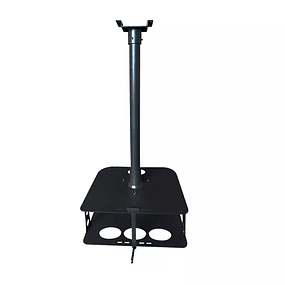 SOPORTE PARA PROYECTOR TIPO JAULA SEGURIDAD, 60CM, ±10°, 10KG, NEGRO. 