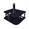 Soporte para proyector tipo jaula seguridad, 60cm, ±10°, 10kg, negro. 