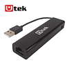 ADAPTADOR USB 2.0 A ETHERNET CON 3 HUBS USB 2.0