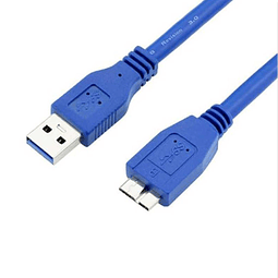 CABLE USB 3.0 A MICRO USB 0.5 METROS, DISCO DURO 