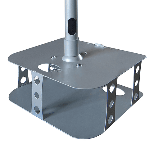 Soporte para proyector tipo jaula seguridad, 60cm, ±10°, 10kg, gris. 