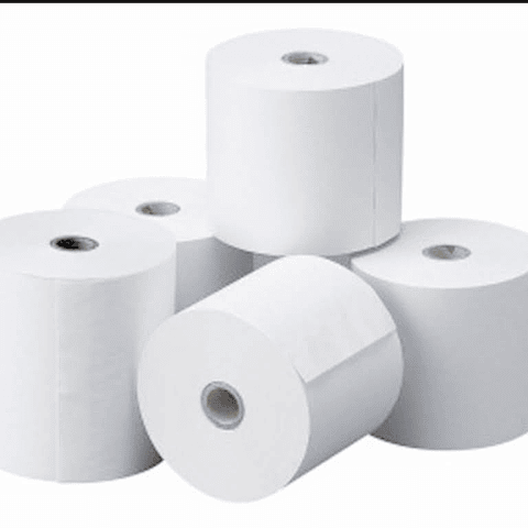 Pack 10 rollos de papel termico de 80mm x 80 metros 