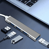 ADAPTADOR HUB USB-C 3.1 TIPO C USB 3.0 4 EN 1 MULTIPUERTO
