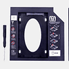 CADDY ADAPTADOR DE NOTEBOOK DE 9.5MM PARA DISCO DURO SSD HDD