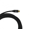 CABLE USB-C A USB-C 3.1, 10GBPS, 1.8MTS, CONECTOR METALICO, NEGRO
