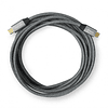 CABLE USB-C A USB-C 3.1, 10GBPS, 1.8MTS, CONECTOR METALICO, GRIS