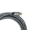 CABLE USB-C A USB-C 3.1, 10GBPS, 1.8MTS, CONECTOR METALICO, GRIS