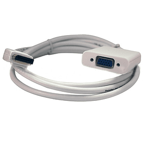 CABLE DISPLAYPORT MACHO A VGA HEMBRA, 1,8 METROS, BLANCO 