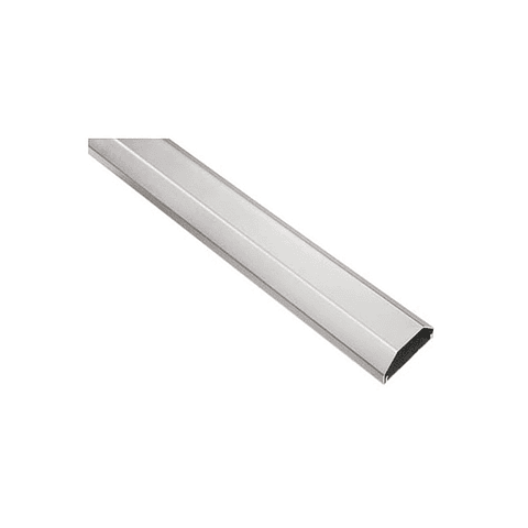 Canaleta de aluminio para cable 1.6 metros, ancho 3cm, blanco.