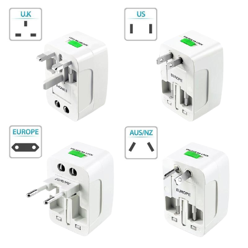 ADAPTADOR ENCHUFE VIAJERO INTERNACIONAL