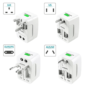 ADAPTADOR ENCHUFE INTERNACIONAL