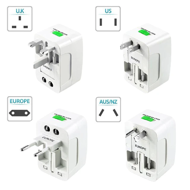 ADAPTADOR ENCHUFE VIAJERO INTERNACIONAL