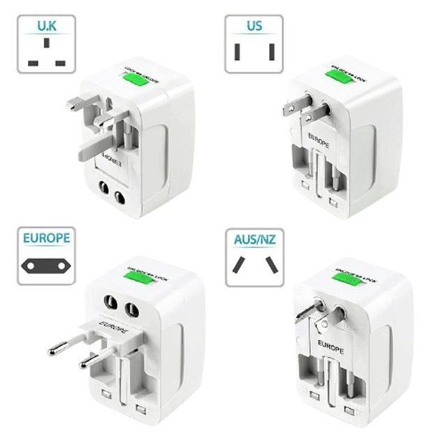 Adaptador enchufe internacional