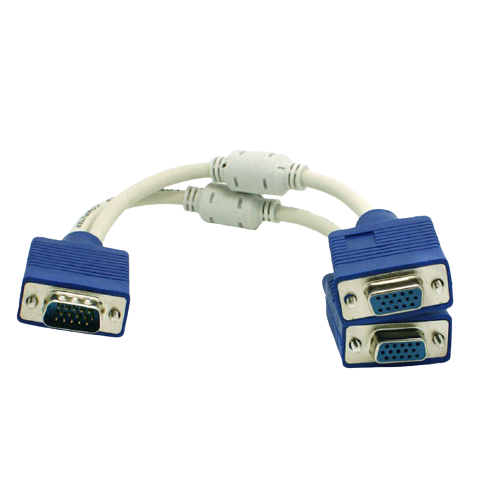 Cable VGA y Splitter Adaptador 2 Salidas 1 Entrada – SIPO