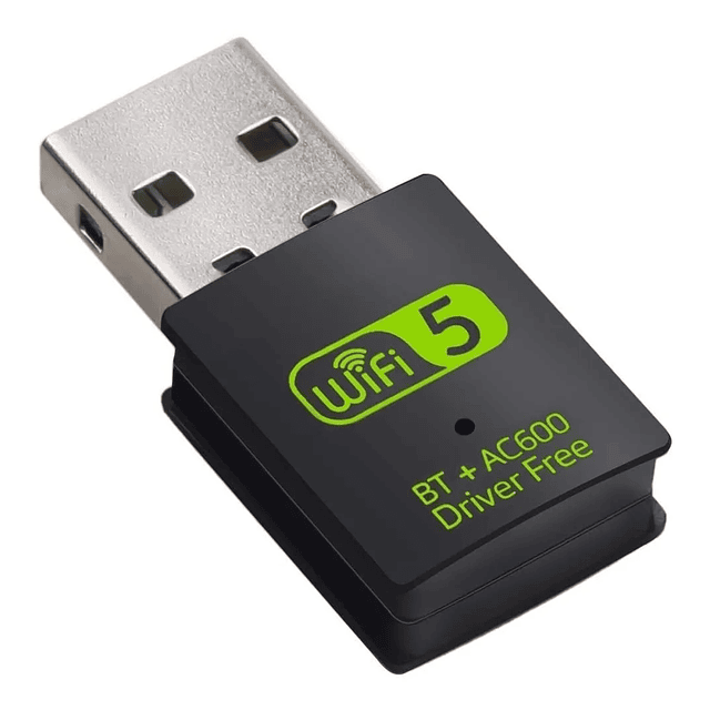 ADAPTADOR USB WIFI DUAL BAND (2,4 Y 5GHZ) 600MBPS MAS BLUETOOTH 4.2. 