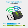 ADAPTADOR USB WIFI DUAL BAND (2,4 Y 5GHZ) 600MBPS MAS BLUETOOTH 4.2. 