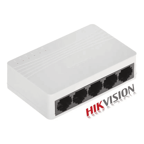 Switch Red Rj45 5 puertos HikVision 10/100/1000 mbps Gigabit