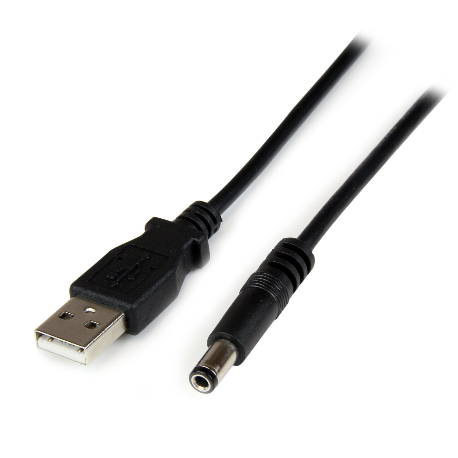 CABLE USB A CONECTOR DC5.5X2.1MM CORRIENTE 100CM