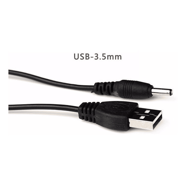 CABLE USB A CONECTOR DC3.5 CORRIENTE 50CM