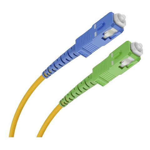 Cable fibra optica 10m Internet APC-SC 3mm