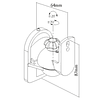 SOPORTE PARLANTE REGULABLE 140° SATELITAL (2 UNIDADES)