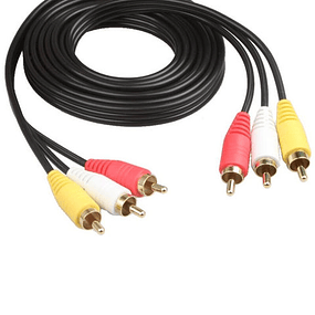 CABLE RCA 10M AUDIO Y VIDEO