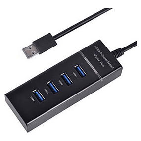 HUB USB 3.0 4 PUERTOS  ALTA VELOCIDAD MOD303