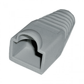 100 FUNDAS CAPUCHON CONECTOR RJ45 GRIS