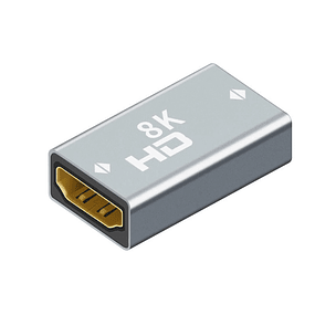 EXTENSOR HDMI 2.1 METALICO CON SOPORTE 8K/30HZ, 4K/60HZ