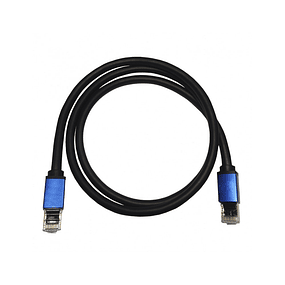 PATCH CORD 3 MTS CAT7 NEGRO-AZUL COBRE DINON