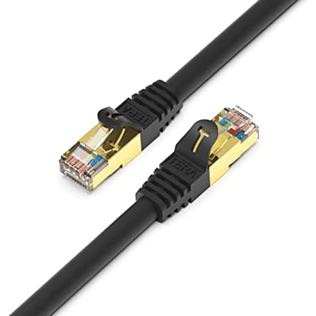 PATCH CORD CAT7 5M CABLE FLAT COLOR NEGRO