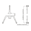 ADAPTADOR PARA MONITORES NO VESA 17 A 27"