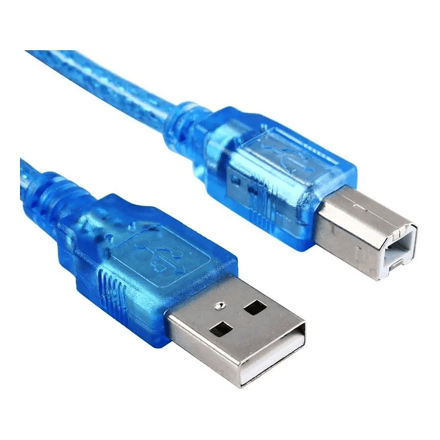 CABLE DE IMPRESORA USB 2.0 A-B TIPO MACHO 1.8 METROS