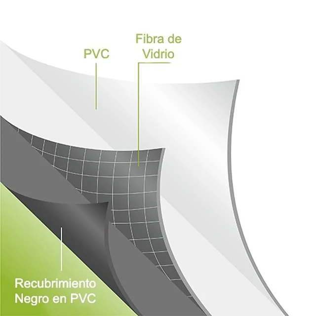 TELÓN MURAL MANUAL PREMIUM 3.00 X 3.00 M, 167" TELA FIBRA VIDRIO - ROHE RHT3206
