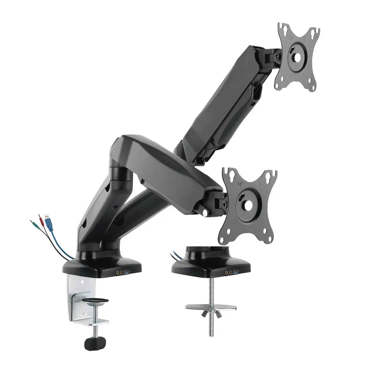 KlipX Soporte para Monitor Dual LCD/LED 13 a 32 Pulgadas VESA KPM-310